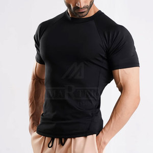 <b>Men</b> <b>Compression</b> <b>Shirts</b> Slim Fit Short Sleeves Lightweight Breathable Eco-Friendly Athletic Gym Fitness Training Wear - Product Image 6