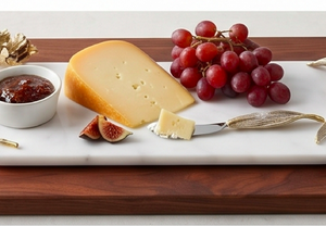 Plateau à fromage en marbre avec poignées en feuille d'or et ensemble de couteaux en acier inoxydable, ensemble premium pour usage domestique, cuisine et hôtel - Product Image 5