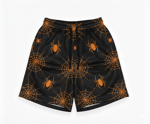 ผู้ผลิต รับทำโลโก้ตามสั่ง บาสเก็ตบอลคุณภาพสูง พิมพ์ลายแบบซับลิเมชั่น โพลีเอสเตอร์ ความยาวขาใน 5 นิ้ว ผ้าตาข่ายสองชั้น สำหรับผู้ชาย แบบเรียบง่าย สวมใส่สบาย - Product Image 2