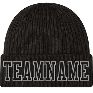 Tailored Beanie Knit Winter <b>Warm</b> Soft Fleece Lined Slouchy Cuffed Thermal Headwear Wholesale Plain Outdoor Apparel Top - Product Image 1