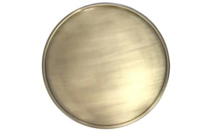 Golden Form Contemporary Coffee <b>Table</b> With Hammered Finish Modern Living Room Furniture Metal Frame Design - Product Image 6