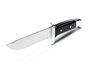 มีดโบวี่ LEGACY BLADES พรีเมียม ทำมือจากเหล็กกล้าคาร์บอนสูง สำหรับล่าสัตว์และตั้งแคมป์ ปลายมีดแบบ Drop Point ด้ามไม้ พร้อมปลอกหนัง - Product Image 2