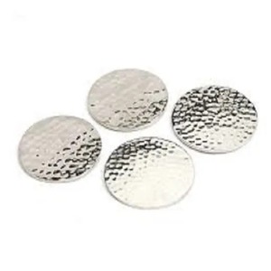 Sous-verres en métal élégants avec finition de qualité supérieure pour boissons chaudes et froides, au design décoratif moderne pour protéger les tables - Product Image 4
