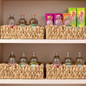 Must-Have Foldable Water Hyacinth Storage <b>Basket</b>, Handicraft Organizing <b>Basket</b> For Home Vietnam Wholesale Supply - Product Image 5