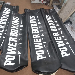 Heavy Punching <b>Bag</b> Custom Made Leather Pu Cotton PVC Heavy Duty for <b>Training</b> Kickboxing Muay Thai Gym Taekwondo Fitness MMA - Product Image 1