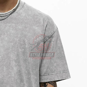 เสื้อยืดผู้ชายแบบฟอกสี ขายตรงจากโรงงาน เสื้อยืดผู้ชายแบบฟอกสี น้ำหนักเบา ไซส์ใหญ่ มีจำหน่าย - Product Image 4