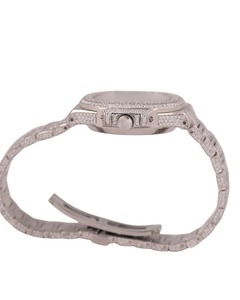 Montre-bracelet de haute qualité en moissanite VVS pour hommes, bracelet en acier inoxydable, mouvement japonais, style hip-hop glacé, vente chaude - Product Image 3