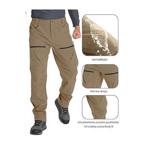 Pantalones de Esquí Impermeables para Hombre, Forrados de Polar, Aislantes, para Nieve, Invierno, Clima Frío, Pantalones Soft-Shell Resistentes para Exteriores - Product Image 3