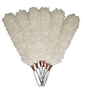 Pluma de Pluma de Pavo Roja Tradicional para Oficiales de Guardia de Coldstream, Aplicable en Verano, para Ciclismo y Fiestas, 100% Algodón - Product Image 5