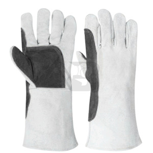 Guantes de Trabajo de Cuero Vacuno de Alta Calidad, Precio Económico, Guantes de Seguridad Hechos en Fábrica para Soldadura - Product Image 3