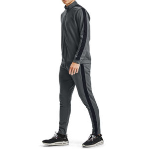 Conjunto Deportivo de Hombre con Sudadera con Cremallera y Pantalones Jogger, 100% Poliéster Felpa, 500 GSM, para Invierno, Gimnasio, Marca Privada OEM, de Fábrica - Product Image 3