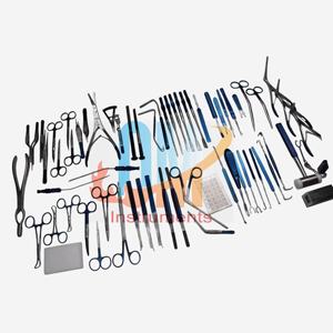 Juego de Instrumentos para Rinoplastia, Quirúrgico ORL, 65 Piezas, Manual, Acero Inoxidable Recubierto de Titanio de Alta Calidad, Certificado CE, Autoclavable - Product Image 6