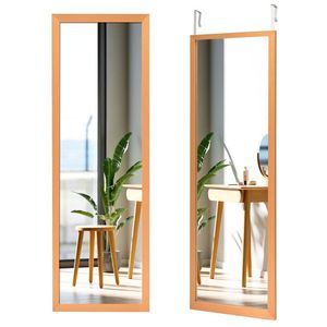 Miroir encadré sur toute la longueur avec cadre en bois de 47,5 x 14,5 pouces - Product Image 1
