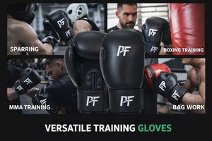 Guantes de Boxeo de 6oz para Hombre y Mujer – Guantes de Entrenamiento para MMA, Muay Thai y Taekwondo con Cierre Seguro (Azul) - Product Image 5