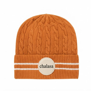 High Quality 100% Wool Jacquard <b>Beanie</b> Winter <b>Hat</b> Solid Unisex Knit Cap Custom <b>Slouchy</b> Trendy Beach Travel Street Embroidery - Product Image 1
