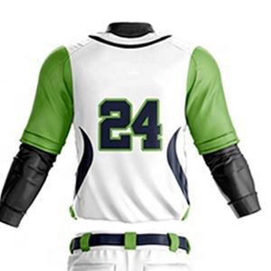 Uniformes de béisbol transpirables de talla grande para hombre al por mayor, conjuntos sostenibles, tejido absorbente de humedad, ropa de rendimiento cómoda - Product Image 6