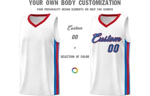 Camiseta de baloncesto de poliéster 100% ligera de calidad superior, camiseta de talla grande de secado rápido, ropa de baloncesto con impresión de logotipo personalizado - Product Image 3