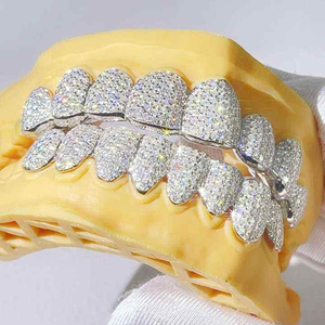 Grillz Diamantés de Luxe pour Dents, Sur Mesure, Bijoux de Mode Hip Hop pour Hommes et Femmes - Product Image 4