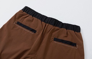 Pantalon décontracté pour homme grande taille Exoro Apparels, coupe large, taille élastique avec cordon de serrage, bande latérale, en Spandex/Polyester, léger et ample - Product Image 4