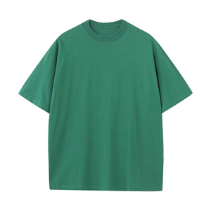 High Quality Organic 100% Cotton Custom T Shirt <b>Blank</b> 230gsm Heavy <b>Weight</b> Oversized Tshirt DTG Printing Men's T-Shirts - Product Image 5