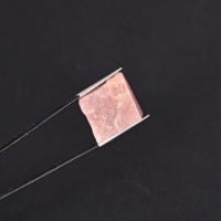 Pierre de lune naturelle pêche brute 22,3 carats 16x15 mm pour la fabrication de bijoux |   1 pièce