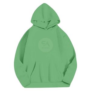 Sudadera con Capucha Oversize Verde Invierno para Mujer, Manga Larga, Venta al por Mayor, Transpirable, de Algodón Grueso, para Gimnasio y Fitness, OEM ODM - Product Image 4