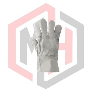 Gants de travail en cuir de vachette blanc, taille 10, pour temps froid, isolés, respirants, anti-chaleur, antidérapants - Product Image 3