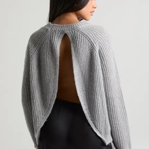 Suéter de Punto Grueso para Mujer, Otoño-Invierno 2026, Elegante, Holgado, de Manga Larga, Cuello Redondo, Informal - Product Image 4