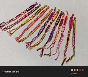 สร้อยข้อมือถักแบบปรับได้ สไตล์โบฮีเมียน งานแฮนด์เมด ลดราคาพิเศษ สำหรับผู้หญิง ผู้ชาย และเป็นของขวัญ - Product Image 6