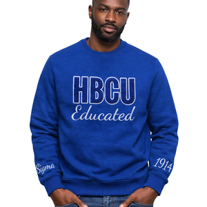 Sudadera de Chenilla Phi Beta Sigma HBCU para Hombre, Tejido Premium, Ajuste Cómodo, Ropa de Fraternidad Griega, Uso Casual - Product Image 1