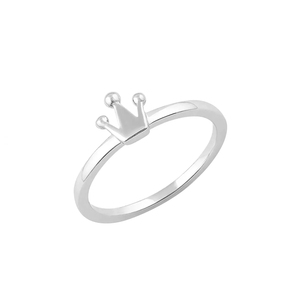 Bague Couronne Princesse Tendance et Élégante en Argent Sterling 925, Bijou Bohème Délicat et Minimaliste pour Femme, Idéal pour Fiançailles et Mariage - Product Image 4