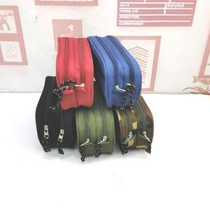 Estuche para Lápices de Doble Capa con Cierre de Cremallera, Marca DC, 300D, Poliéster Oxford, con Impresión de Logotipo Multicolor, para Estudiantes Escolares, Precio Bajo - Product Image 2