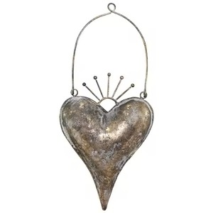 Decoración Colgante de Corazón Premium en Metal para Colección Navideña del Hogar - Product Image 1