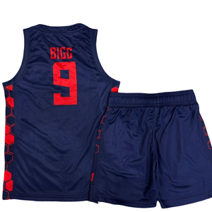 Uniforme de Baloncesto Ecológico al por Mayor, Poliéster Reciclado Sostenible, Logotipo Personalizado, Número, Nombre, MOQ Bajo, OEM, Fábrica de Pakistán - Product Image 2