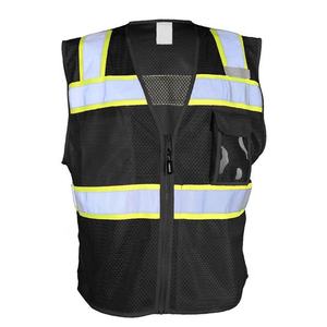 Hi Vis เสื้อกั๊กนิรภัยเสื้อจราจรสะท้อนแสง,เสื้อกั๊กป้องกันความปลอดภัยเสื้อกั๊กสะท้อนแสงชุดทำงานเพื่อความปลอดภัย - Product Image 1