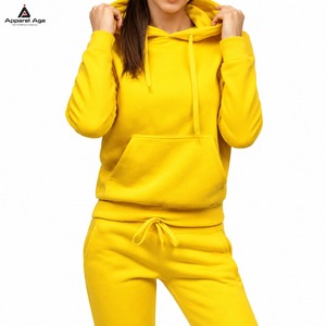 Conjunto Deportivo de 2 Piezas para Mujer, Sudadera con Capucha y Pantalones Largos de Felpa, Cálido y Holgado para Otoño/Invierno - Product Image 5