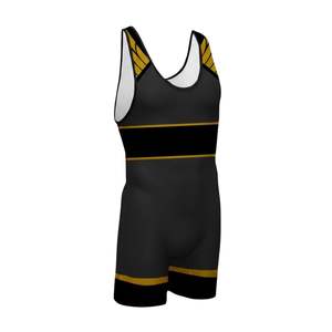 Compre uniformes de lucha libre de spandex de alta calidad, personalizados por sublimación, para entrenamiento profesional y partidos. - Product Image 3