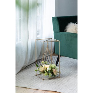 Decorative Antique Style Geometric <b>Brass</b> <b>Lantern</b> Candle Holder Heat Resistant Home Decoration - Product Image 3