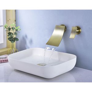 Rubinetto da Bagno a Parete di Ampio Raggio, Design Elegante per Lavabo - Product Image 1