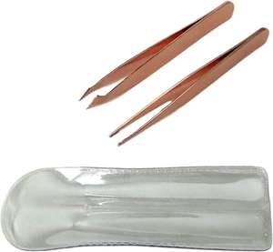 Pinzas para Cejas de Acero Inoxidable DANTRIC IMPLANTS, Punta Puntiaguda, Herramienta de Maquillaje de Precisión, Reutilizables, Estilo Clásico - Product Image 3