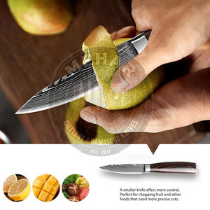 Unique Style Custom Color & Size Damascus <b>Kitchen</b> <b>Knife</b> Set <b>Sharpe</b> Blades Damascus <b>Kitchen</b> <b>Knife</b> Set - Product Image 6