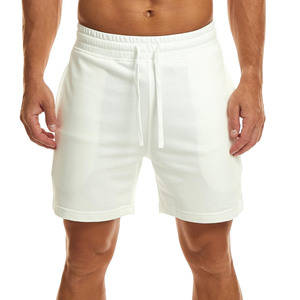 Pantalones cortos deportivos para hombre, de algodón y lino, transpirables, ligeros, para correr, entrenar y hacer ejercicio, en oferta. - Product Image 1