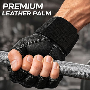 Gants de sport en cuir unisexe de haute qualité, personnalisables avec logo, taille standard, vente chaude, pour la gym et le fitness - Product Image 4