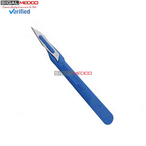 Lames chirurgicales stériles de qualité supérieure, certifiées CE, pour usage général en chirurgie, jetables, en acier inoxydable, sans plastique, scalpel. - Product Image 6