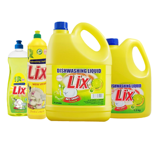 LIX Jabón Líquido para Platos con Aroma a Limón 1.4kg elimina la grasa de forma eficaz, dejando los platos limpios con un aroma fresco a limón. - Product Image 3