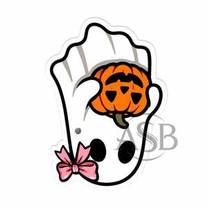 Plateau à cils fantôme d'Halloween personnalisé en acrylique rose avec nœud, impression de logo personnalisée, palette à cils en acrylique pour technicien en cils - Product Image 6