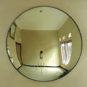 Round <b>Wall</b> <b>Mirror</b> <b>Set</b> Minimalist Decorative Glass Framed Convex Design for Indoor Use - Product Image 4