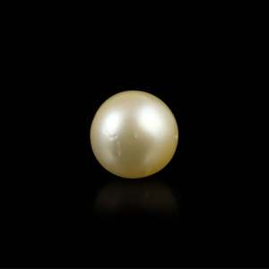 Perla Dorada Suelta de 4.35 Quilates, 8-9mm, Gema de Agua de Mar para Joyería Fina - Product Image 1