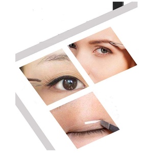 Pinzas de punta de fibra Juego de herramientas de cejas de volumen Pinzas de extensión de pestañas de alta calidad Pinzas de pestañas de etiqueta privada con logotipo - Product Image 2