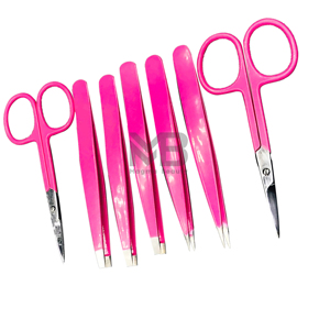Pinzas para Cejas de Acero Inoxidable MAGMA BEAUTY, Tijeras para Cutículas, Duraderas, Ecológicas, Antiestáticas, de Lujo, en Colores Personalizados - Product Image 2